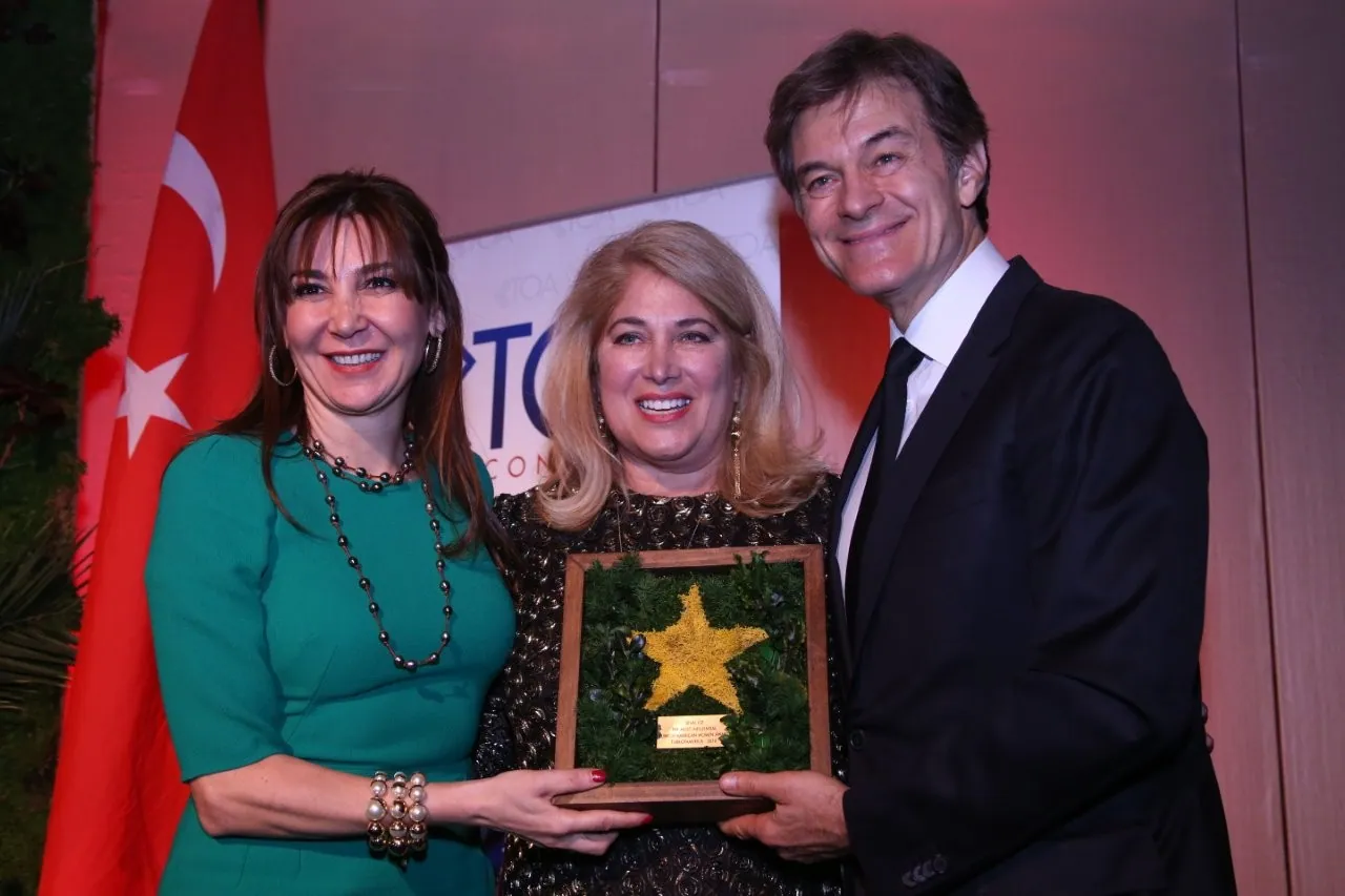 An award presentation at the 2016 ceremony